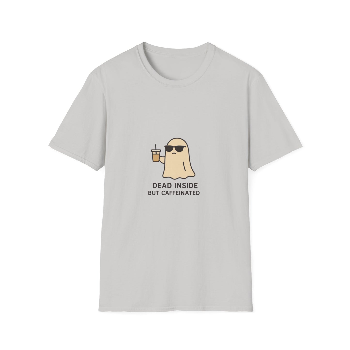 Caffeinated Ghost Graphic Unisex T-Shirt