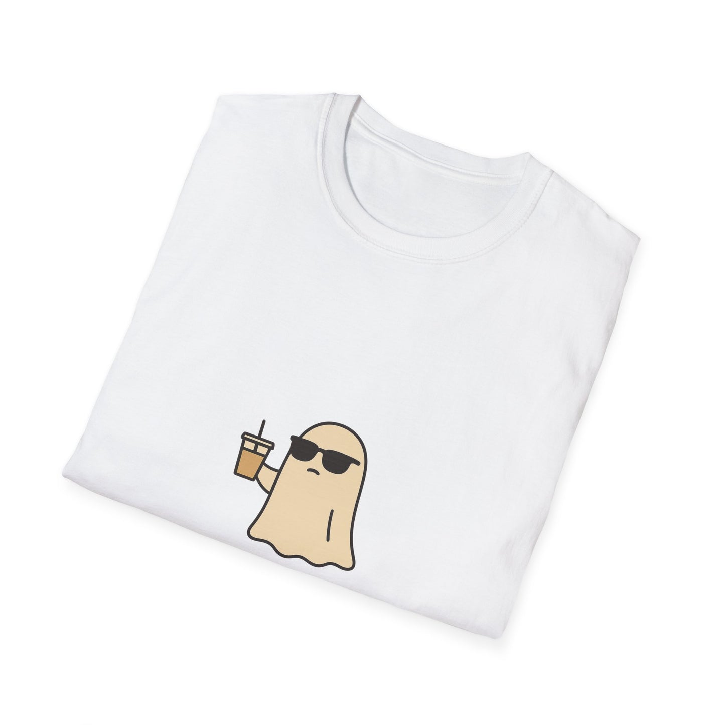 Caffeinated Ghost Graphic Unisex T-Shirt