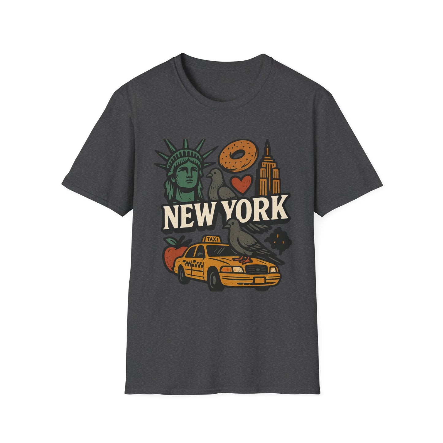 New York City Graphic Unisex T-Shirt - NYC Souvenir Apparel