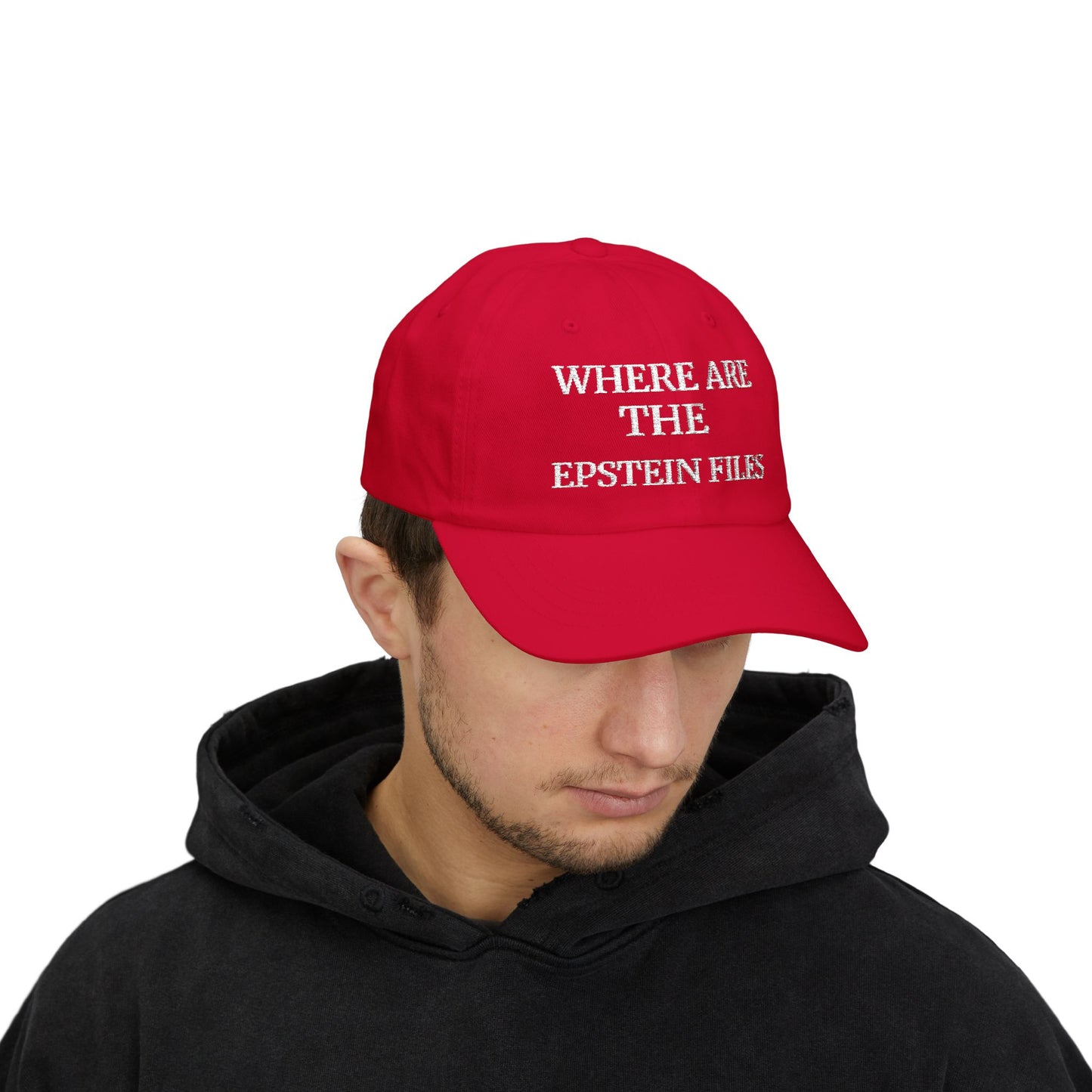 Where are the epstein files hat.