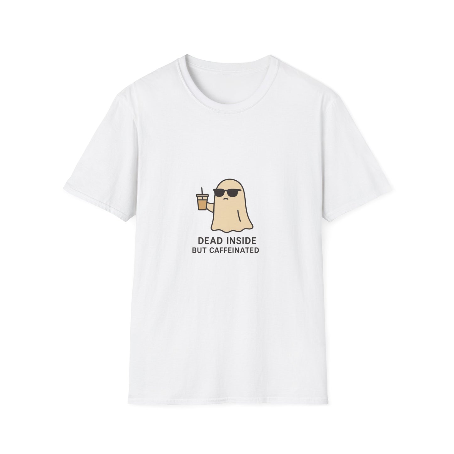 Caffeinated Ghost Graphic Unisex T-Shirt