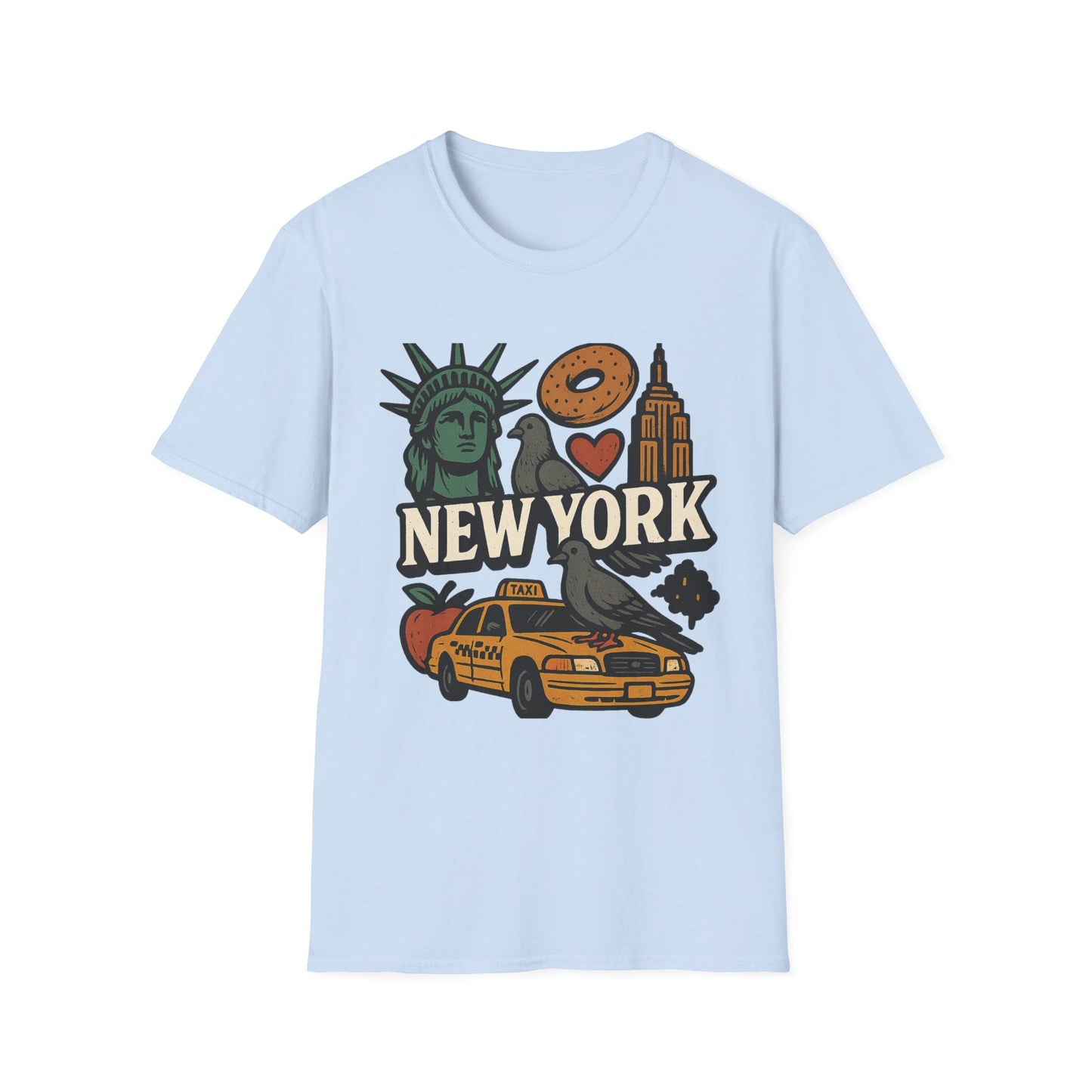 New York City Graphic Unisex T-Shirt - NYC Souvenir Apparel