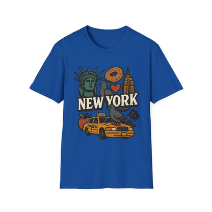 New York City Graphic Unisex T-Shirt - NYC Souvenir Apparel